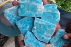 Larimar bruto #B00026