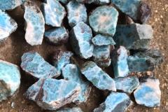 Larimar bruto #B00028