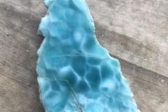 Larimar bruto #B00031