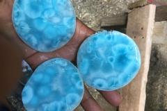 Larimar bruto #B00010