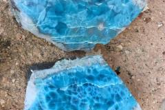 Larimar bruto #B00012