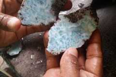 Larimar bruto #B00016