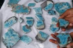 Larimar bruto #B00023