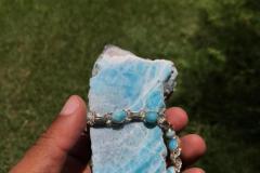 Larimar bruto #B00025